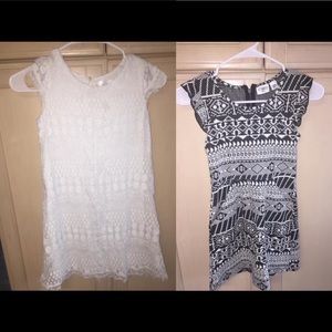 Two girls dresses. Size 10 and 8/10
